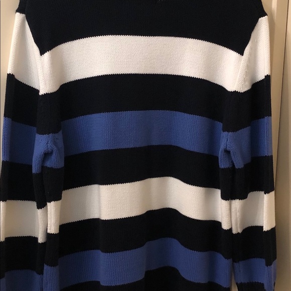 Evan-Picone Sweater. Bright Color Stripes. - Picture 3 of 7